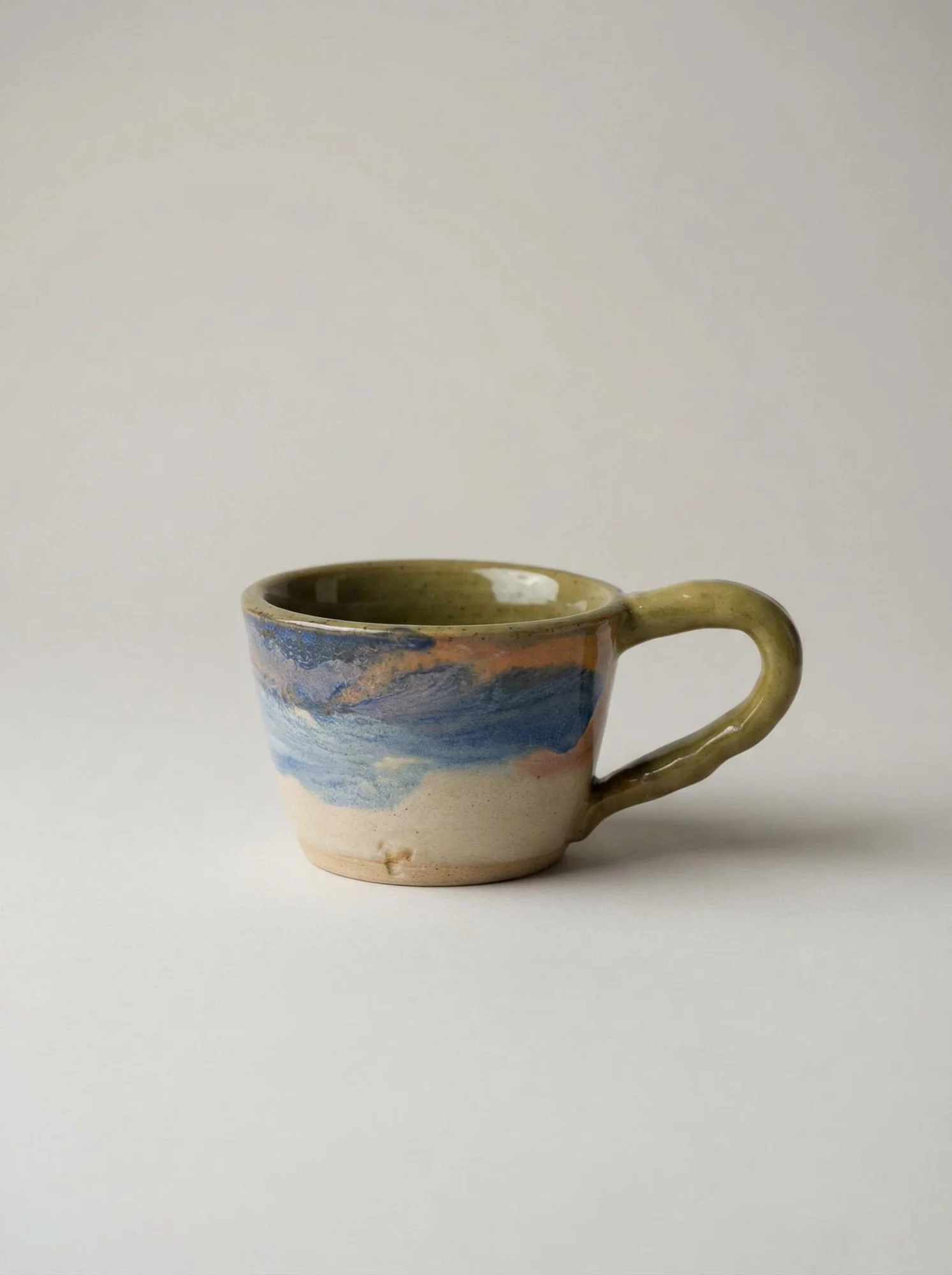 Coastal Sky Espresso Mug - side view