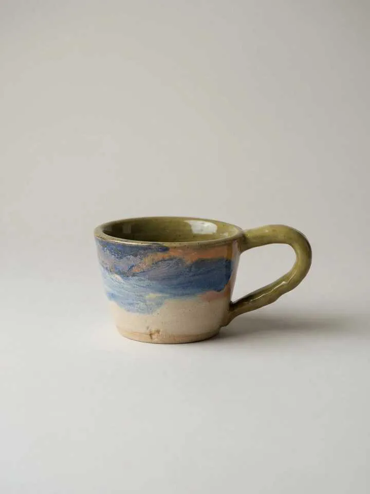 Coastal Sky Espresso Mug - side view