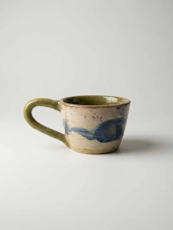 Coastal Sky Espresso Mug - top view