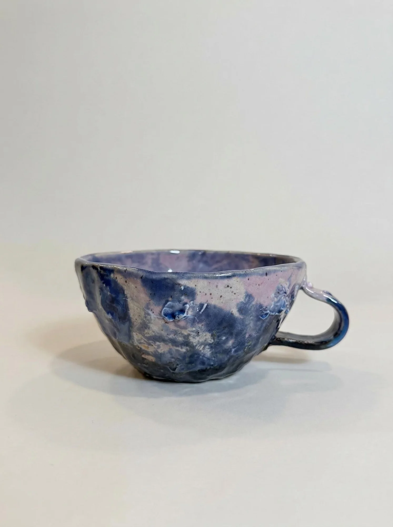 Lavender Sea Bowl Cup - detail view