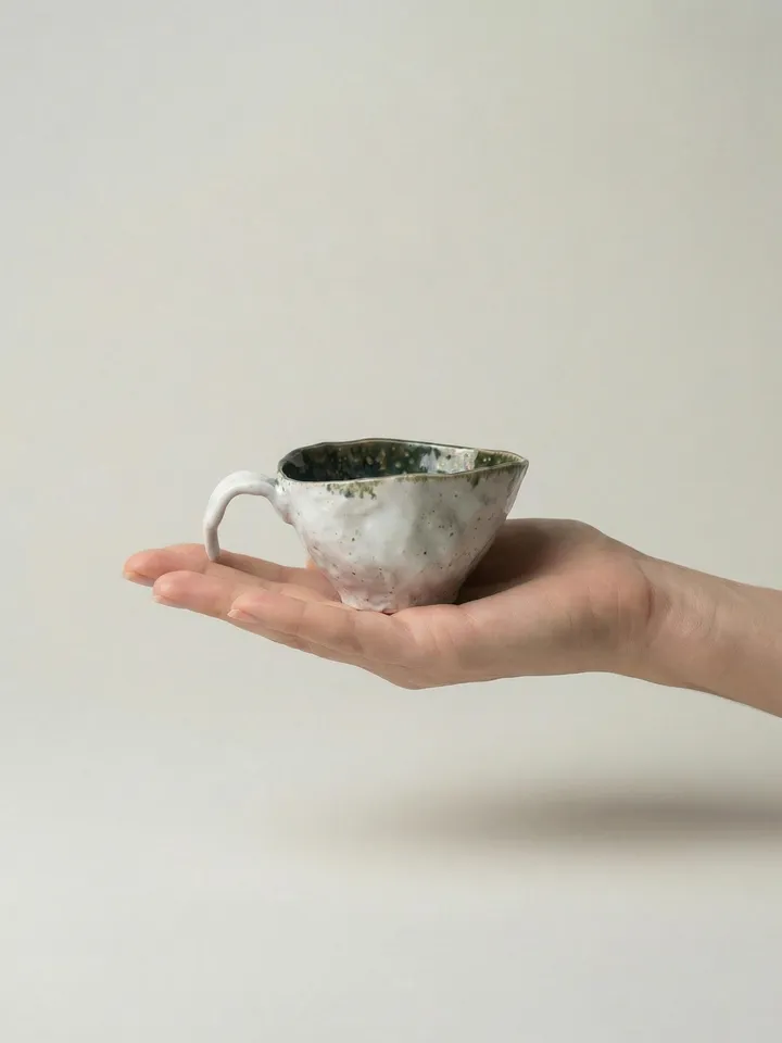 Lotus Pod Tea Cup - detail view