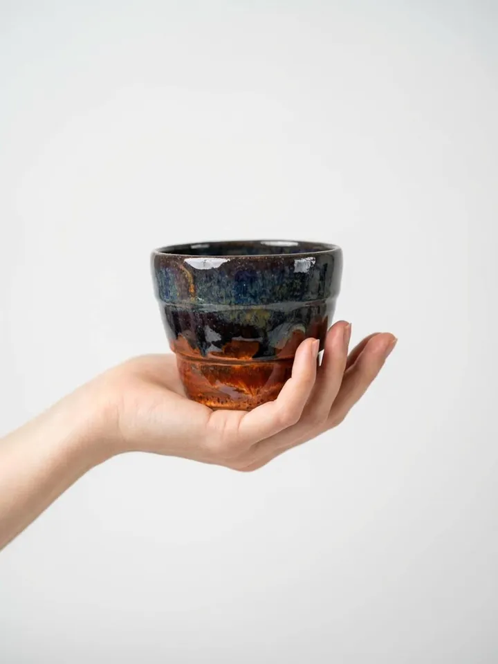 Night Sky Coffee Cup - detail view