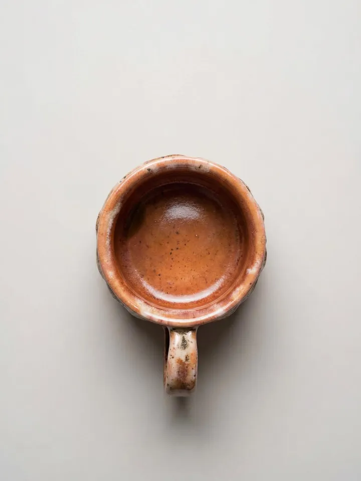 Wave Tropical Glaze Mug - back view