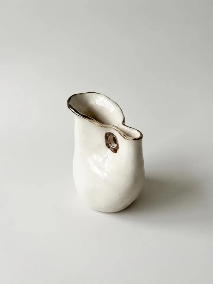 Circle Design Planter - side view