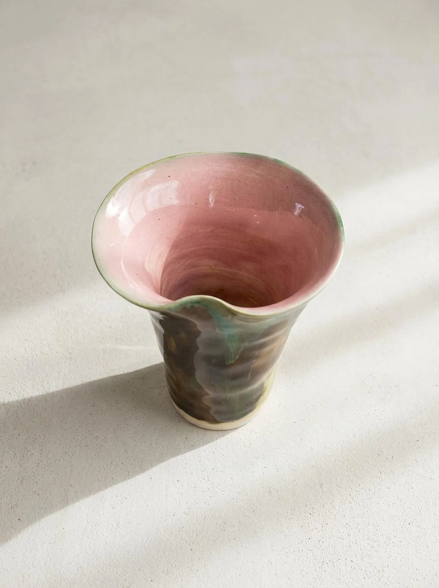 Flower Sculptural Vase - detail view