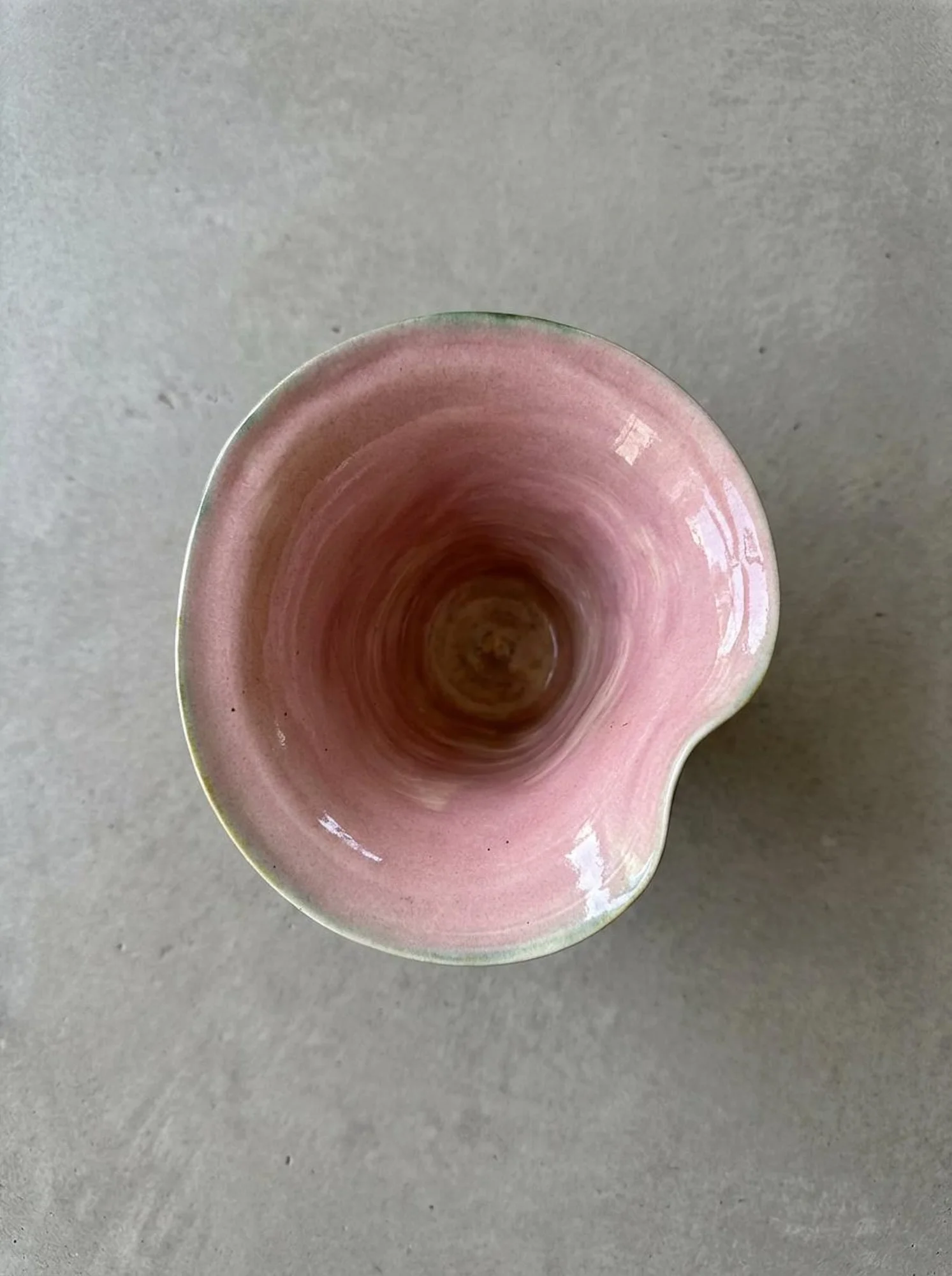 Flower Sculptural Vase - top view