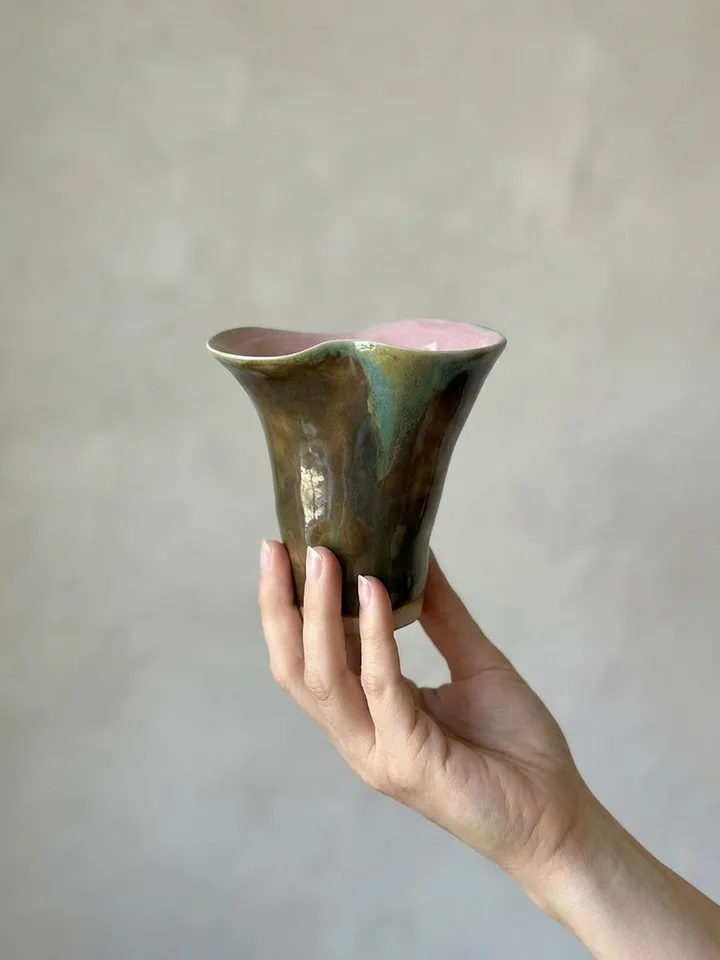 Flower Sculptural Vase - front view