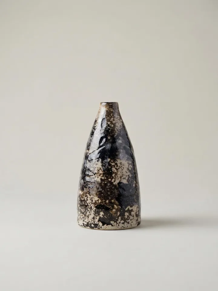 Ink Wash Bud Vase - side view