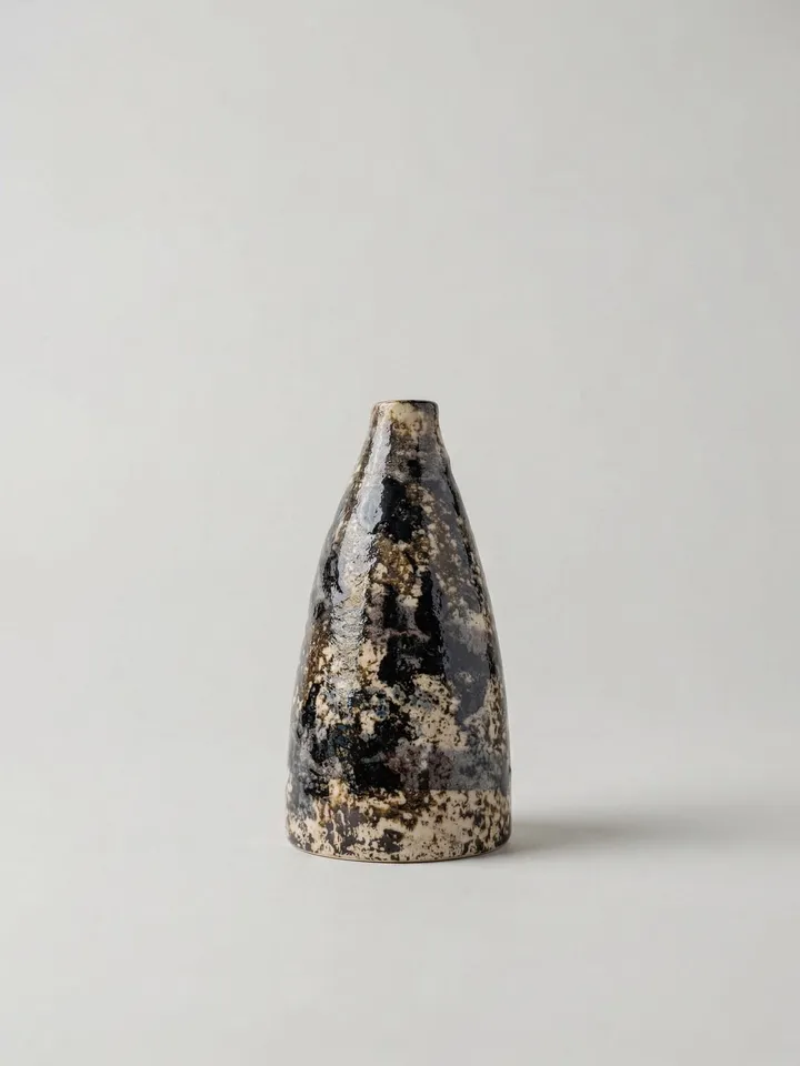 Ink Wash Bud Vase - detail view