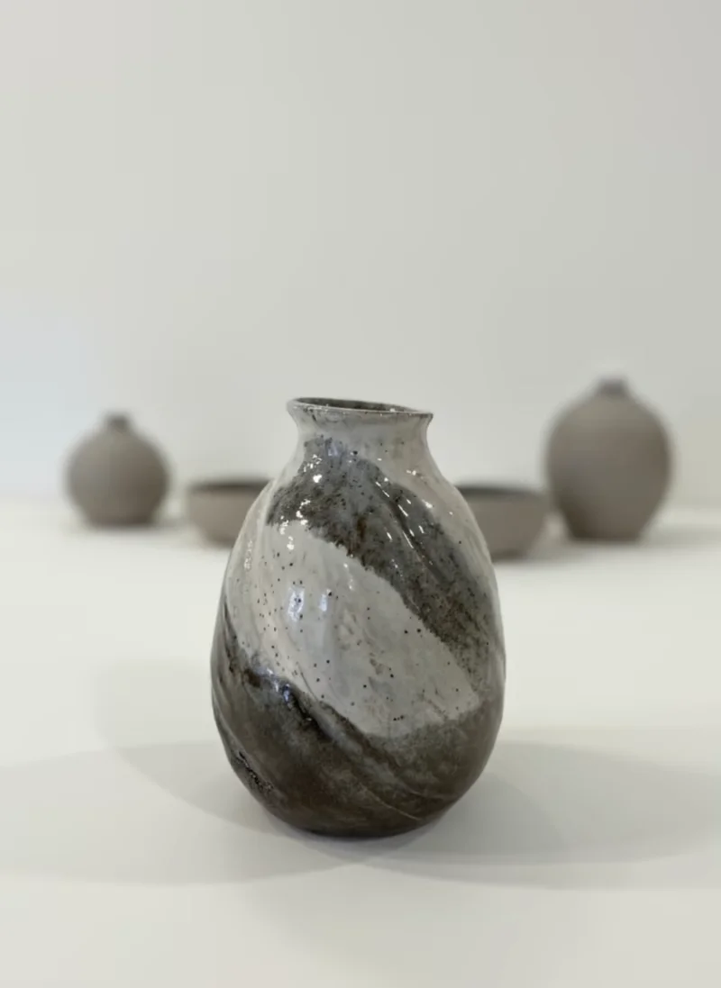Marbled Ceramic Vase